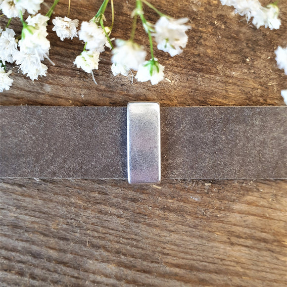 Schuiver 15 mm DQ metaal rechthoek
