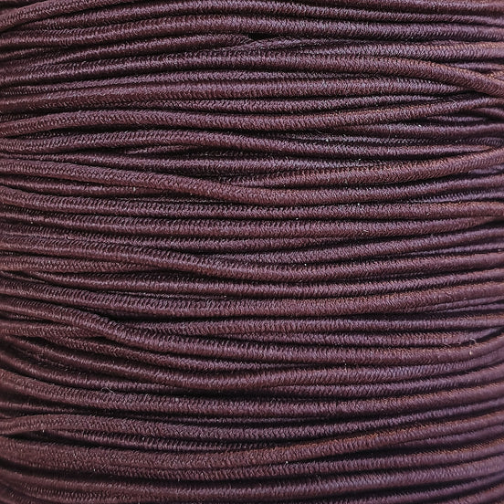 Stoffen elastiek donkerbruin 5 meter