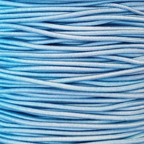 Stoffen elastiek lichtblauw 5 meter