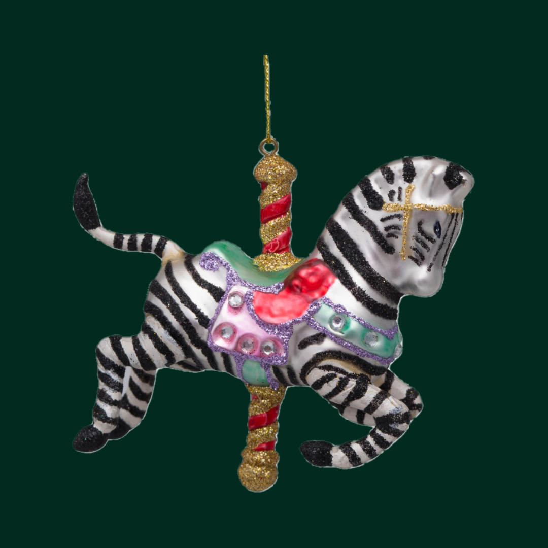 Vondels Ornament - Karussell Zebra