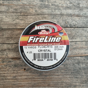 Fireline 4LB (0,12mm) 15 yards kleur Crystal