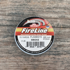 Fireline 4LB (0,12mm) 15 yards kleur Smoke