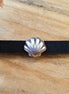 Schuiver 5 mm DQ zilver schelpje