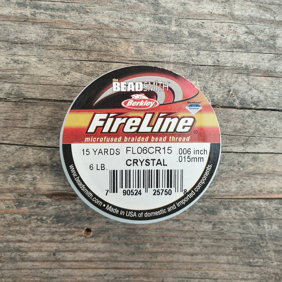 Fireline 6LB (0,15mm) 15 yards kleur Crystal