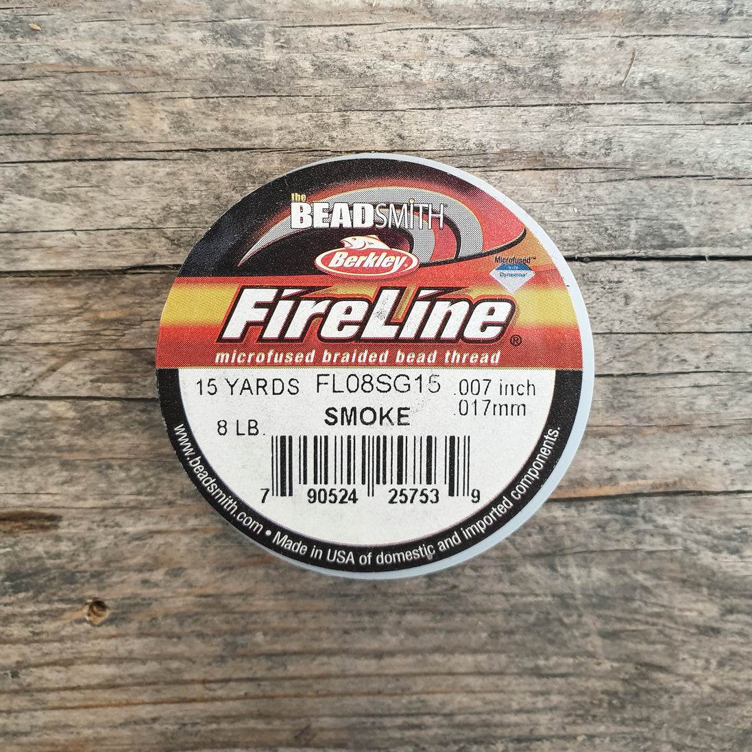 Fireline 8LB (0,17 mm) 15 Yards Farbe Rauch