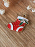 Enamel bedel - kerstsok
