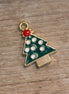 Enamel charm - Christmas tree