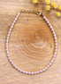 Miyuki bracelet gold and pink