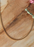 Stainless steel ketting goud - schakel