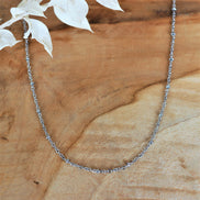 Stainless steel ketting zilver - bolletjes