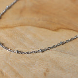 Stainless steel ketting zilver - bolletjes