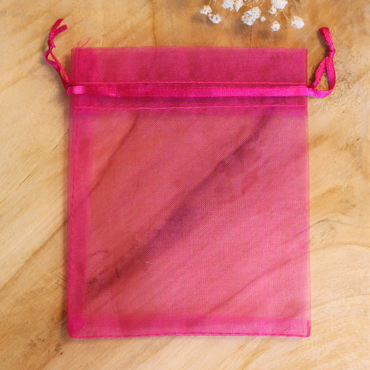 Organzabeutel dunkelrosa klein