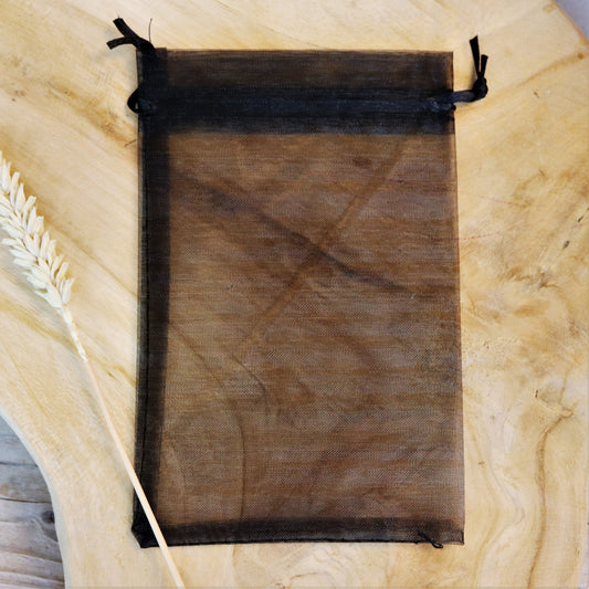 Organzabeutel schwarz