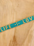 Lint love life turquoise-oranje