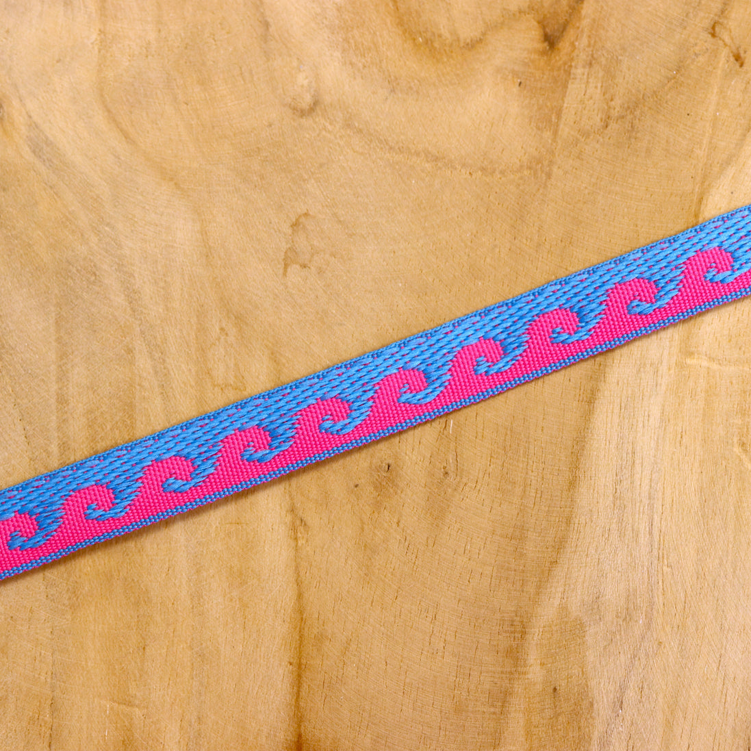 Lint golf blauw-roze
