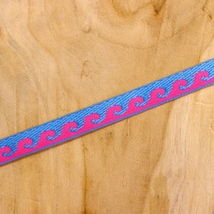 Lint golf blauw-roze