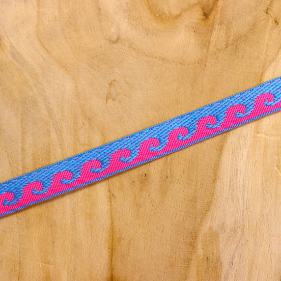 Lint golf blauw-roze