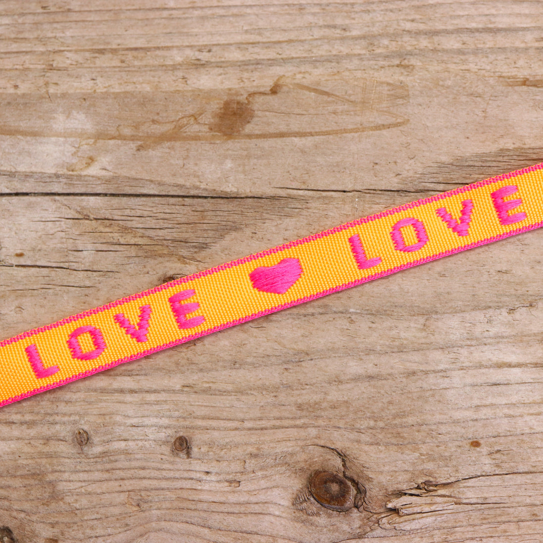 Ribbon love orange-pink