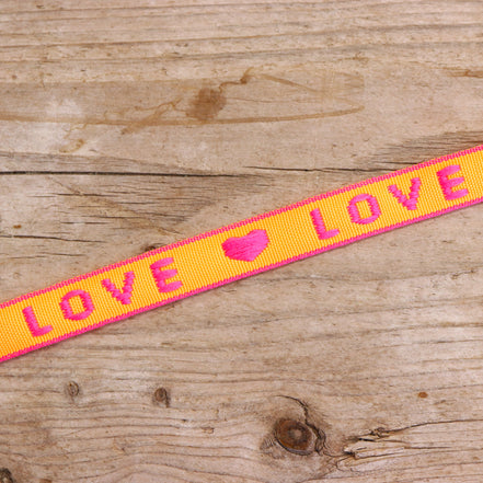 Ribbon love orange-pink