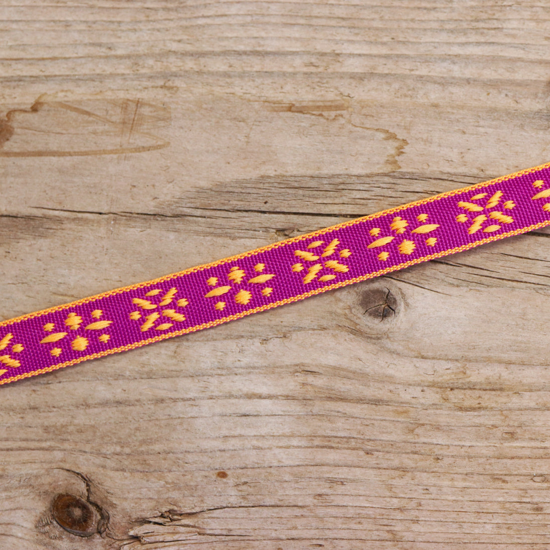 Ribbon boho print purple-orange