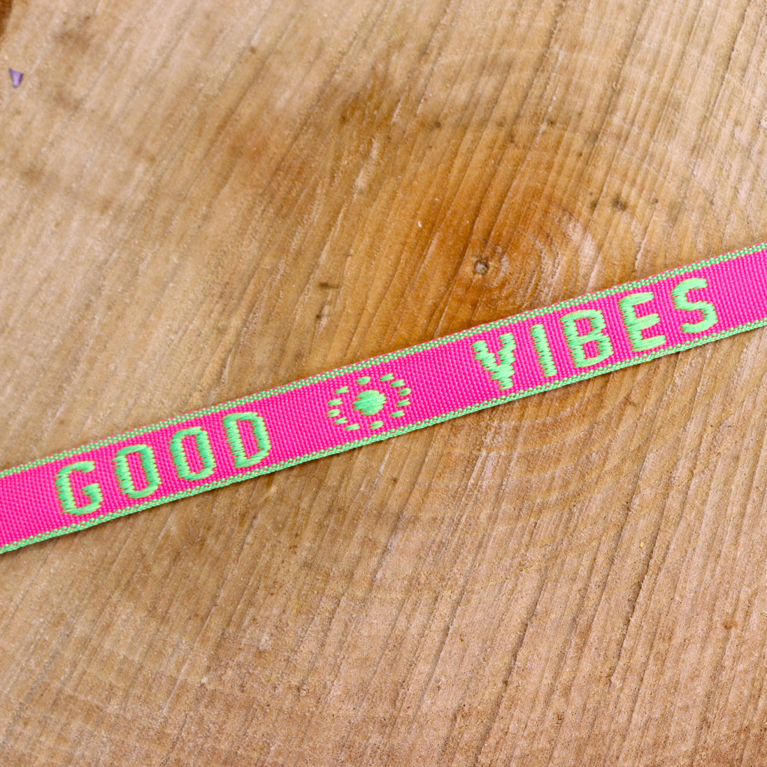 Lint good vibes roze-groen