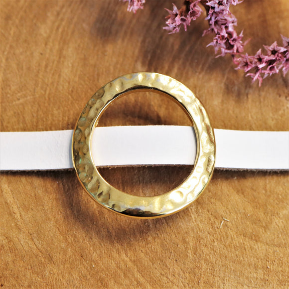 Schuiver 10 mm DQ GOUD rond met motief