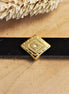 Schuiver 10 mm DQ GOUD boho ruit