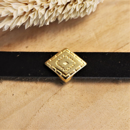 Schieber 10mm DQ GOLD boho check