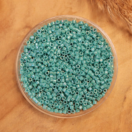 DB-166 Opaque AB turquoise green 5 grams
