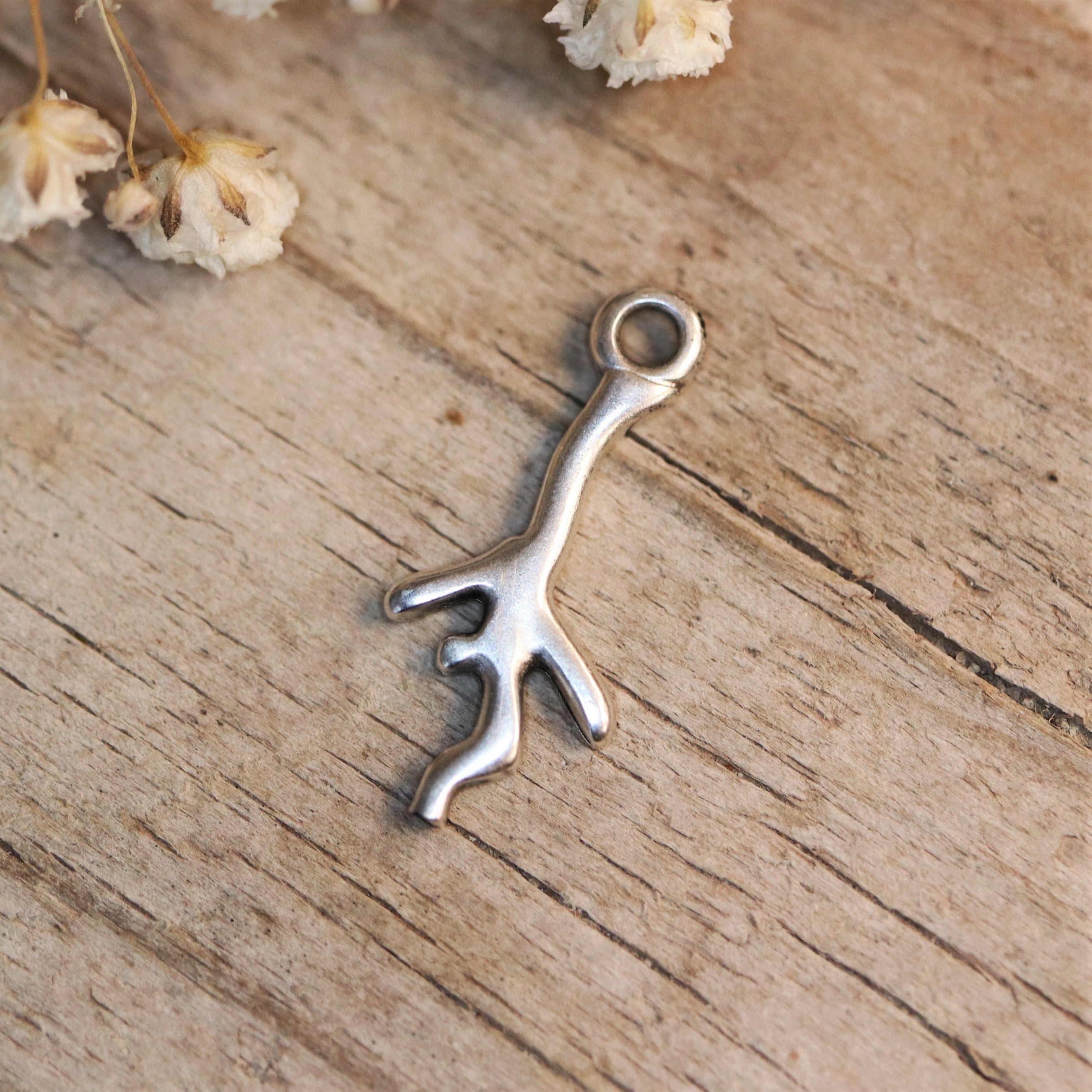DQ silver coral charm
