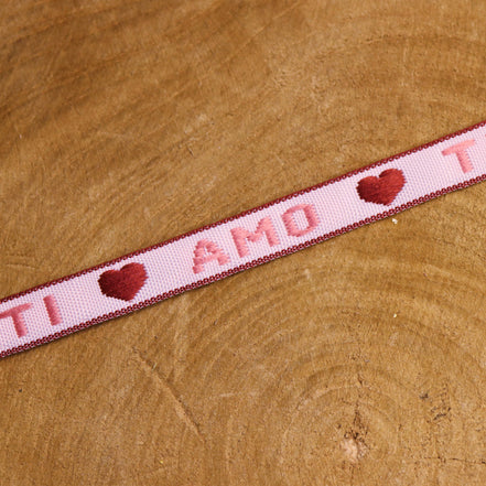 Lint ti amo roze-rood