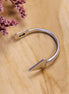 Half bracelet with arrow DQ silver