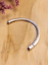 Half magnet bracelet for 3x2 mm DQ silver