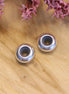 Beadstopper met rubberen binnenkant DQ zilver