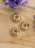 Bead stopper with rubber inside DQ GOLD