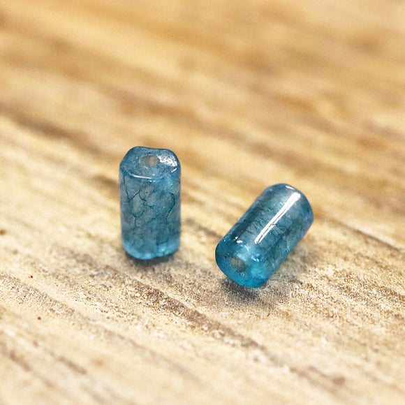 Edelsteen tube klein blauwe kwarts