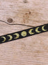 Ribbon moons black-gold