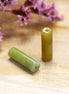 Semi-precious stone tube Green jade