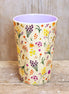 RICE cup large - wild flower print
