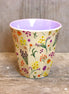 RICE beker medium - wild flower print