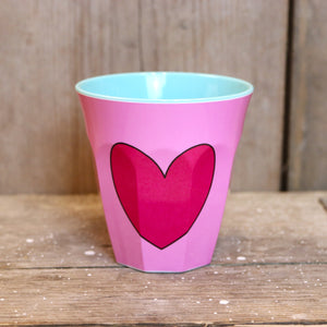 RICE beker medium - with hart