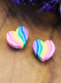 Polymer rainbow heart