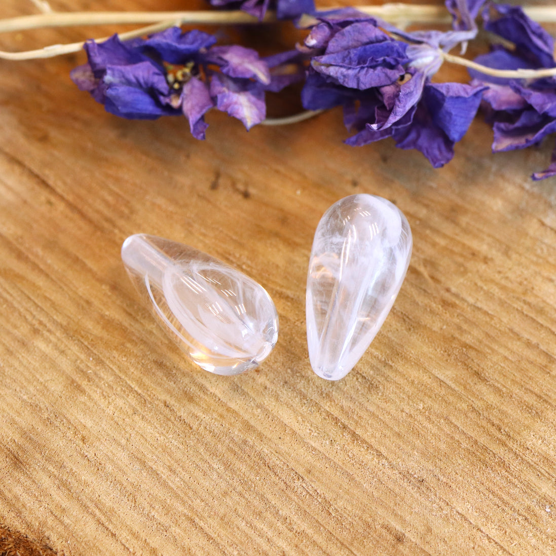 Perle Kristall - Glasperle Tropfen