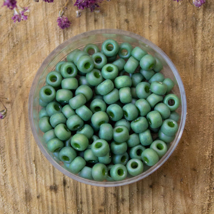 MR6-4698 Opaque glazed frosted pistachio 10 gram