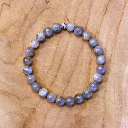 Men's bracelet with labradorite