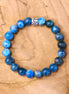 Men's bracelet with apatite