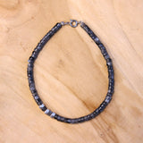 Herenarmband met labradoriet - met slot