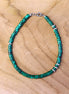 Men's bracelet with malachite - with lock