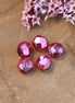 Bead pink - facet with coating