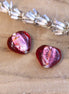 Kraal roze - glaskraal hart